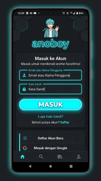 Panduan Masuk Akun Anoboy untuk Pengguna Android