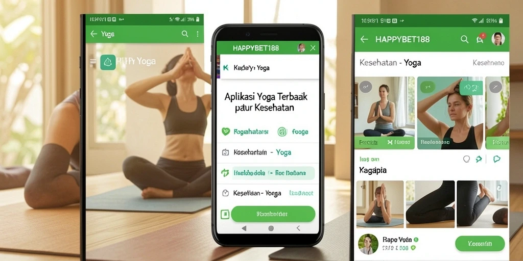 Antarmuka aplikasi HAPPYBET188 menampilkan fungsi yoga interaktif yang mudah digunakan.