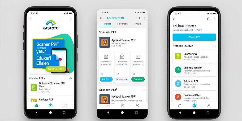 Antarmuka KASTOTO yang sederhana dan fungsional untuk pemindaian PDF.