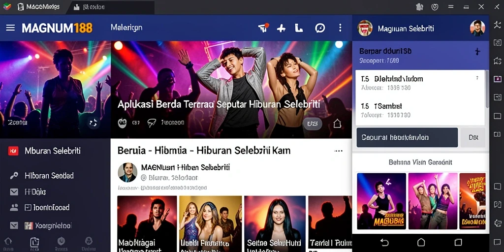 Antarmuka aplikasi MAGNUM188 yang menarik dan informatif.
